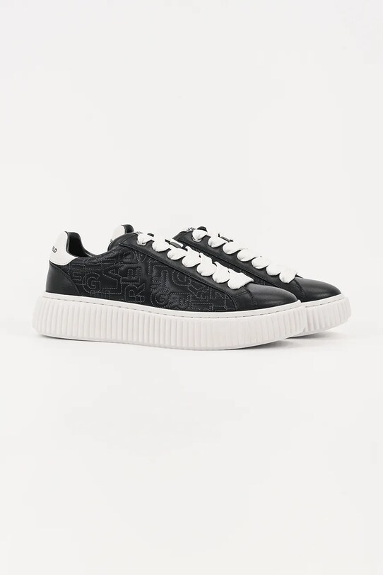 Karl Lagerfeld sneakersy skórzane KAPRIKA KL24224.300 czarny AW25