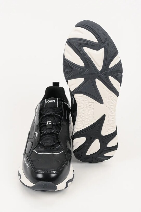 Karl Lagerfeld sneakersy skórzane BLAZE KL52423.00S czarny