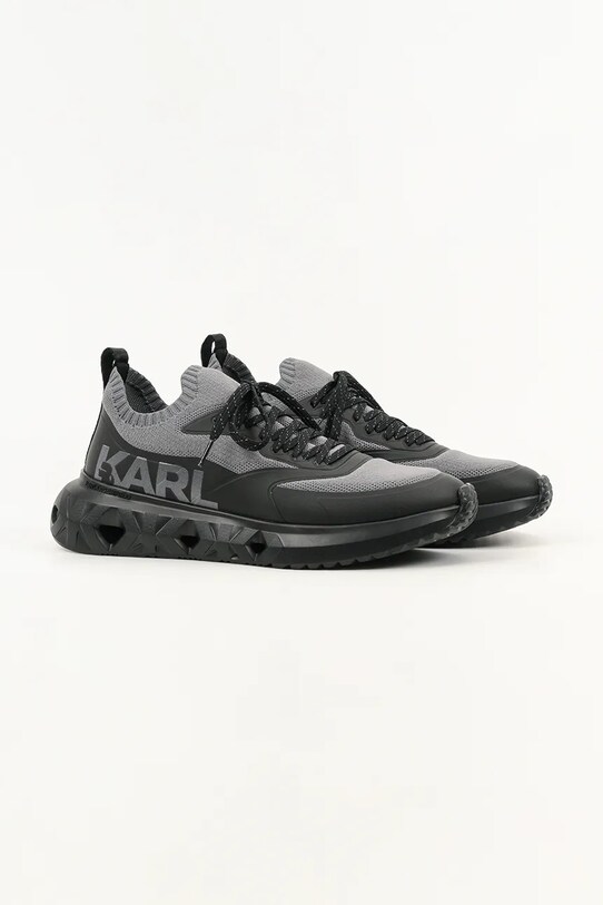 Karl Lagerfeld sneakersy K/KITE RUN KL54616.K70 czarny AW25