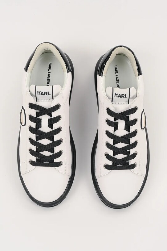 Karl Lagerfeld sneakersy skórzane KAPRI MENS biały KL52530N.010