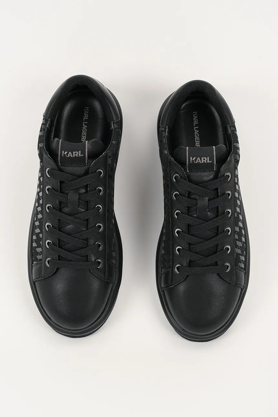 Karl Lagerfeld sneakersy skórzane KAPRI MENS czarny KL52543.900