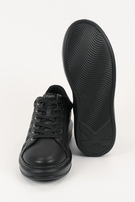 Karl Lagerfeld sneakersy skórzane KAPRI MENS KL52543.900 czarny