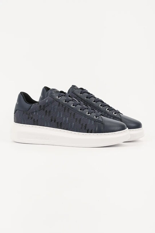 Karl Lagerfeld sneakersy skórzane KAPRI MENS KL52543.9AA granatowy AW25