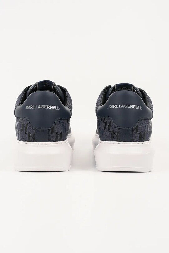 Obuwie Karl Lagerfeld sneakersy skórzane KAPRI MENS KL52543.9AA granatowy