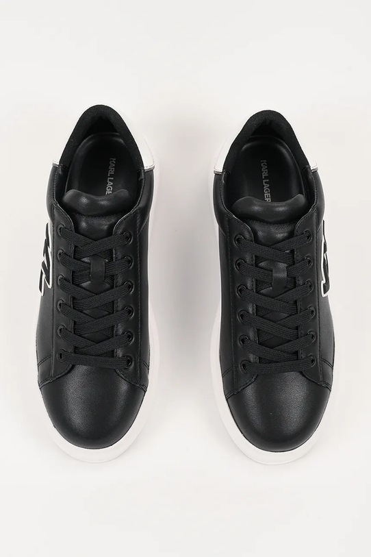 Kožené tenisky Karl Lagerfeld KAPRI MENS černá KL52535A.000