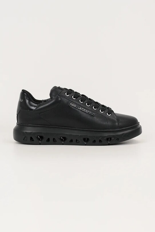 Karl Lagerfeld sneakersy skórzane KAPRI KITE niska czarny KL54519A.00X