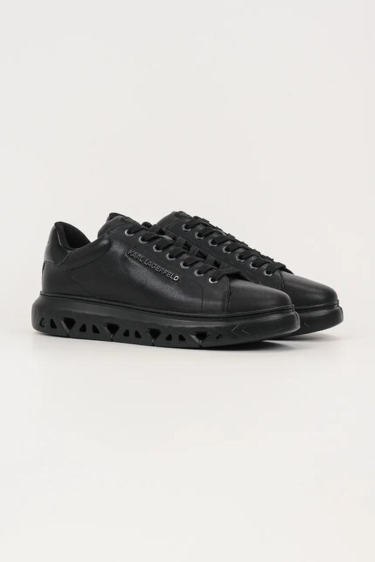 Karl Lagerfeld sneakersy skórzane KAPRI KITE KL54519A.00X czarny AW25