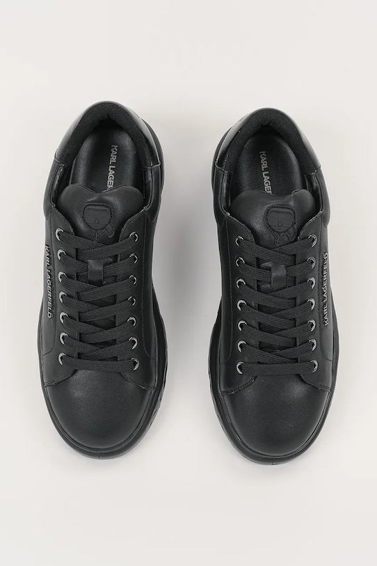 Δερμάτινα αθλητικά παπούτσια Karl Lagerfeld KAPRI KITE μαύρο KL54519A.00X