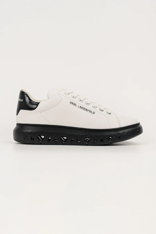 Karl Lagerfeld sneakersy skórzane KAPRI KITE niska biały KL54519A.010