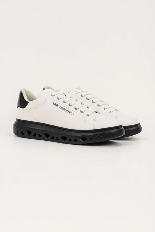 Karl Lagerfeld sneakersy skórzane KAPRI KITE KL54519A.010 biały AW25