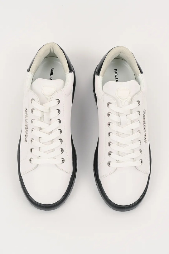 Karl Lagerfeld sneakersy skórzane KAPRI KITE biały KL54519A.010