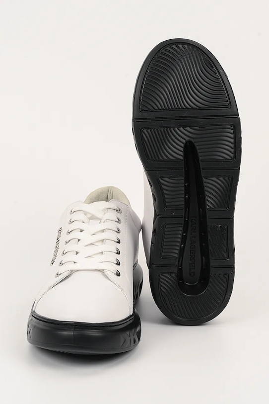 Δερμάτινα αθλητικά παπούτσια Karl Lagerfeld KAPRI KITE KL54519A.010 λευκό