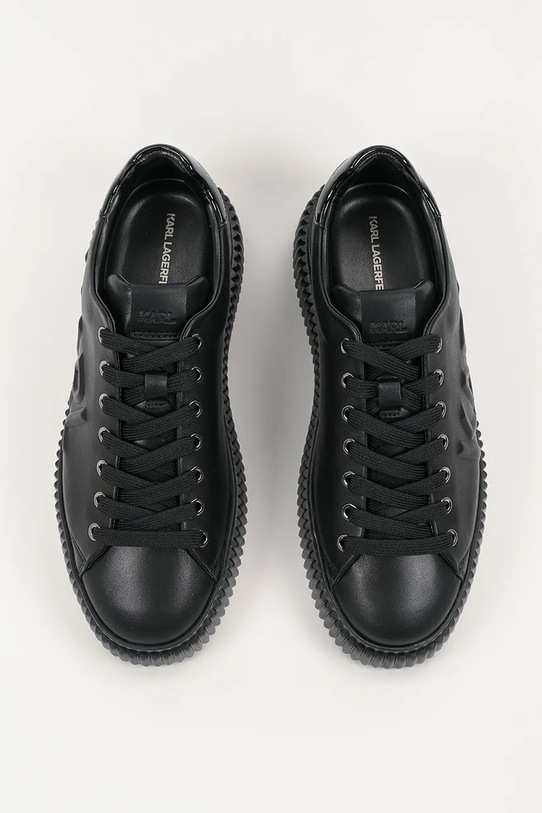 Karl Lagerfeld sneakersy skórzane KAPRIKA czarny KL24225.000