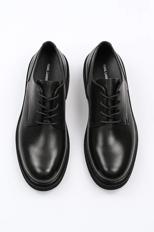 Шкіряні туфлі Karl Lagerfeld KINGSTON чорний KL12225.000