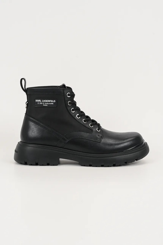 Karl Lagerfeld buty skórzane MASON 6 skóra licowa czarny KL13035.000