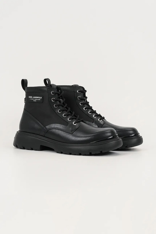 Karl Lagerfeld buty skórzane MASON 6 KL13035.000 czarny AW25