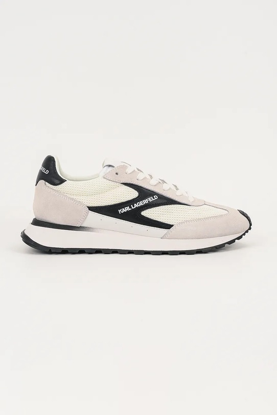 Karl Lagerfeld sneakersy KAIRO skóra zamszowa biały KL51124E.410