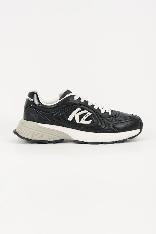 Karl Lagerfeld sneakers din piele ORION mic de statură negru KL55524.000