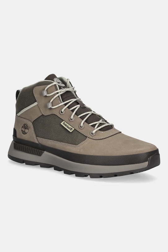 Timberland trapery skórzane Field Trekker Mid skóra licowa szary TB0A6DPSA4P1