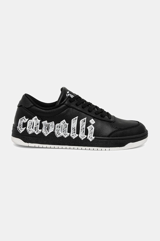 Шкіряні кросівки Just Cavalli 79QA3SM5ZP397899 чорний AW25