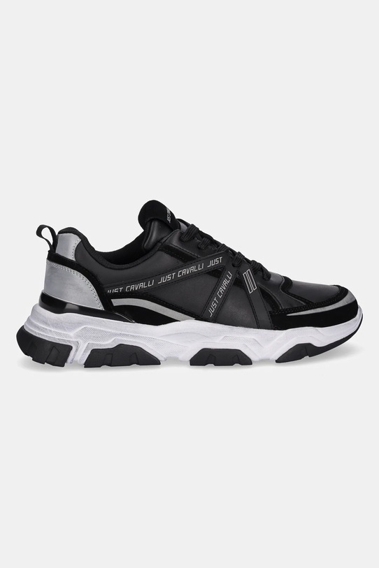 Just Cavalli sneakersy 79QA3SH5ZPB66899 czarny AW25