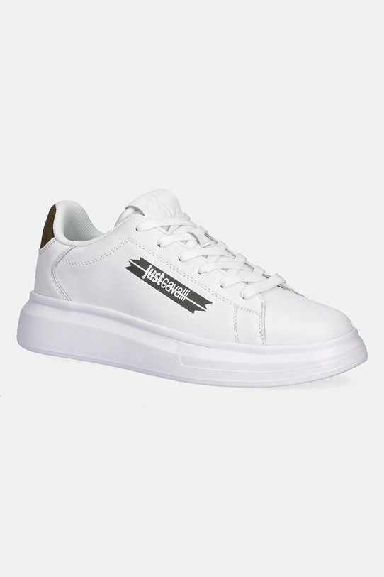 Just Cavalli sneakersy skórzane pozostałe biały 79QA3SBFZPB63003