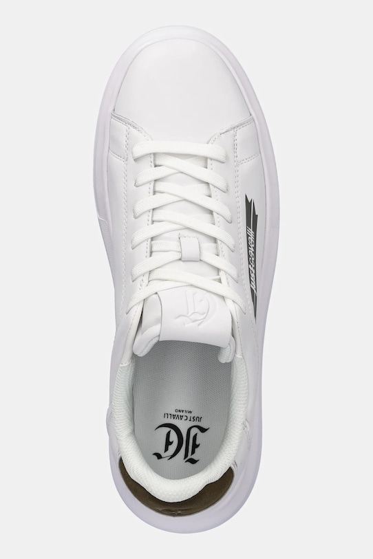 Just Cavalli sneakersy skórzane biały 79QA3SBFZPB63003