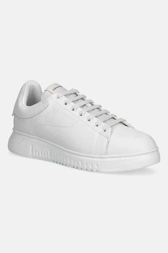 Kožne tenisice Emporio Armani niska bijela EM003663.AF19999.U0001