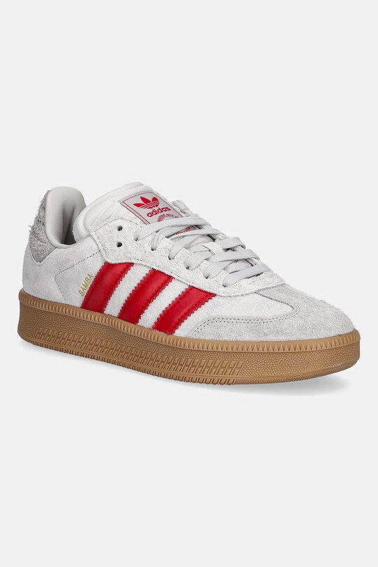 adidas Originals sneakersy skórzane Samba XLG skóra zamszowa szary JS3826