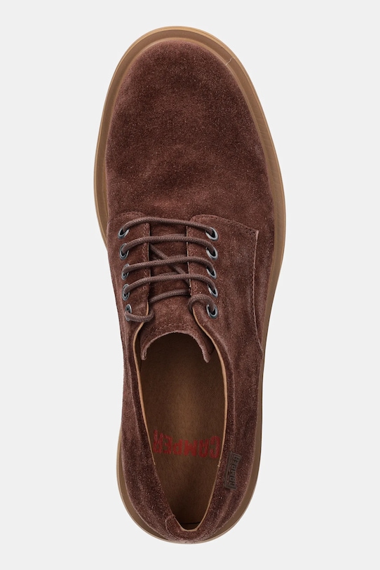 Camper pantofi de piele intoarsa Norman maro K100998.005