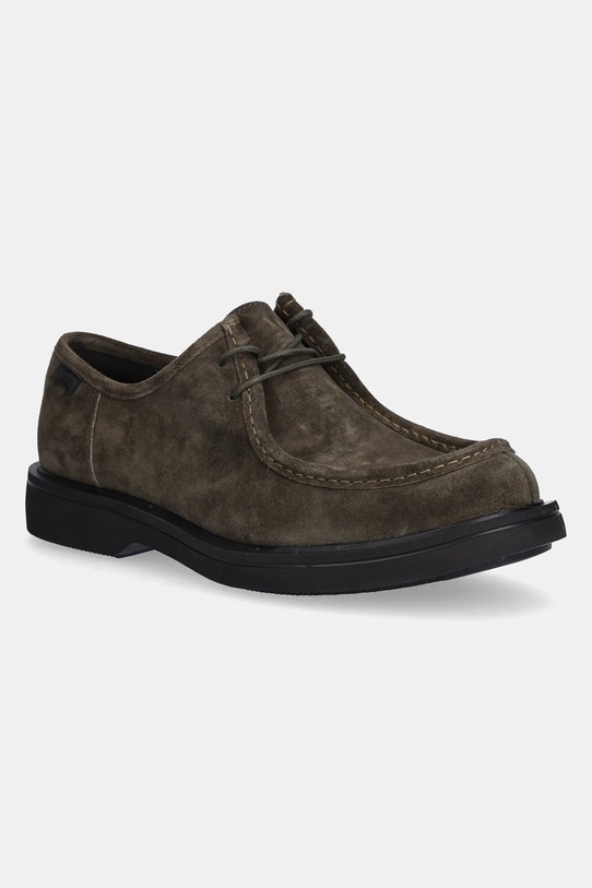 Camper pantofi de piele întoarsă Norman piele întoarsă verde K100999.002
