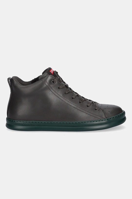 Camper buty wysokie skórzane Runner Four K300347.015 zielony AW25