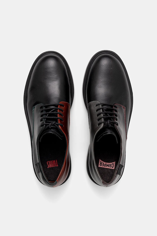 Kožené poltopánky Camper Dean K100979.013 čierna