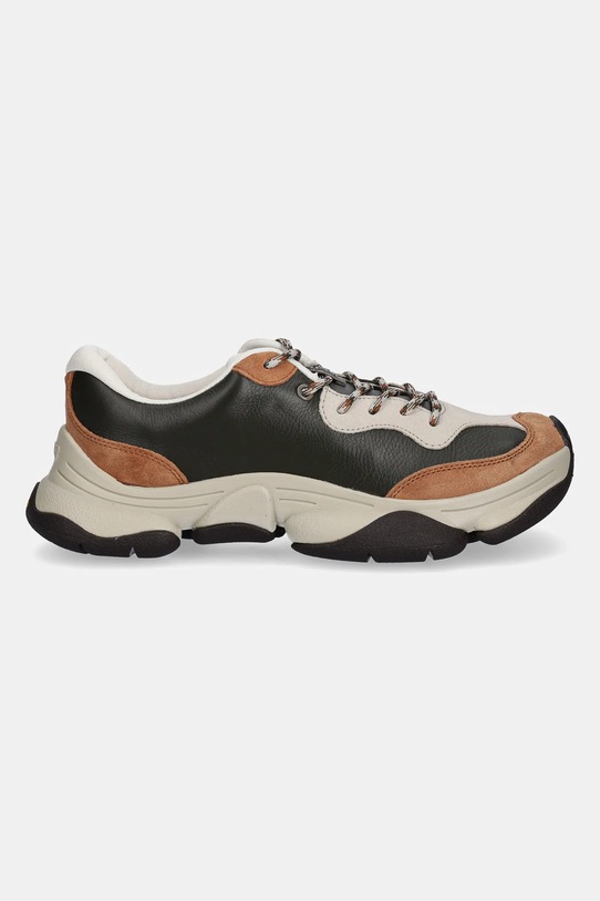 Camper sneakersy skórzane Karst 2 K101068.003 zielony AW25