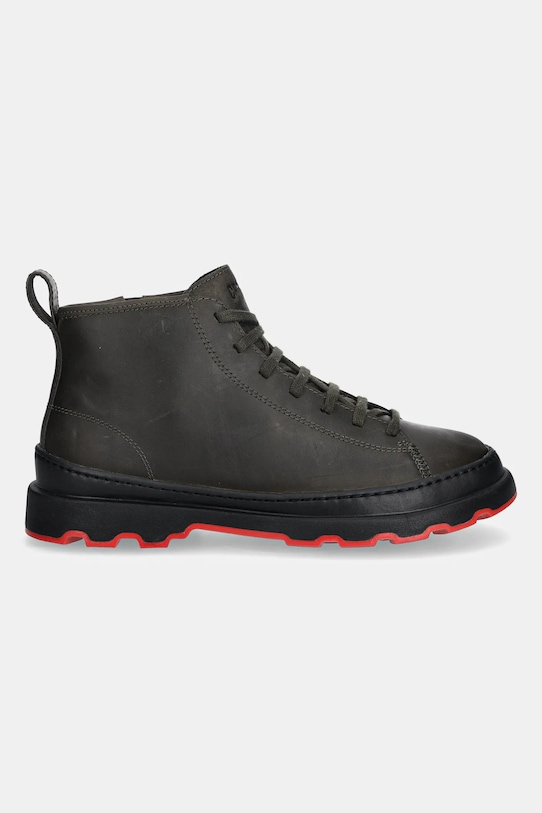 Camper buty wysokie skórzane Brutus+ K300535.003 zielony AW25