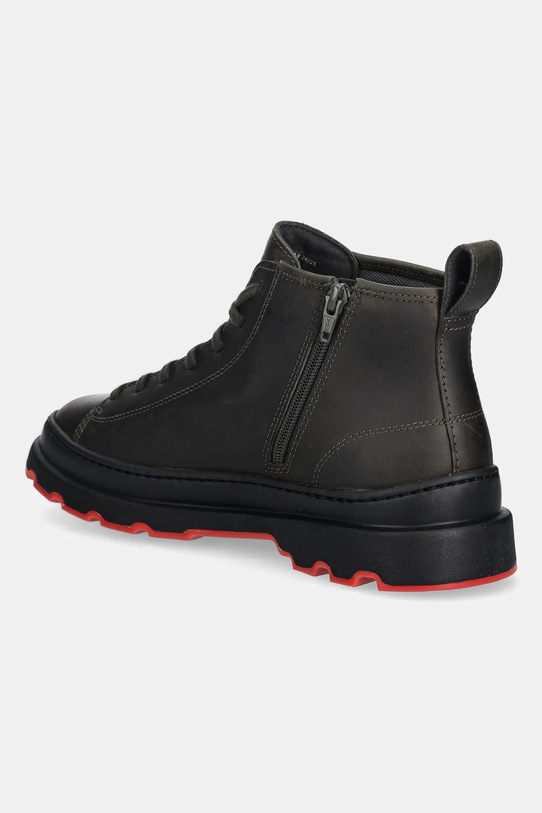 Obuwie Camper buty wysokie skórzane Brutus+ K300535.003 zielony