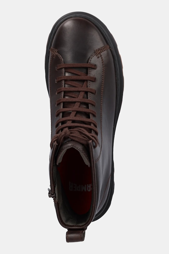 Шкіряні черевики Camper Brutus+ коричневий K300533.002