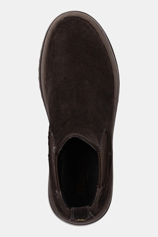 Blauer buty wysokie skórzane IUKA brązowy F5IUKA02.SUE