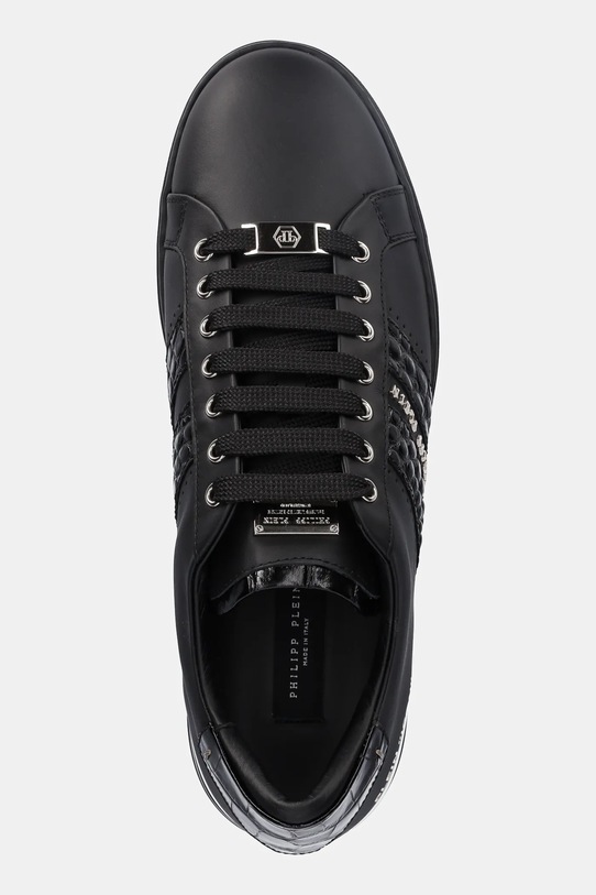 Philipp Plein sneakersy skórzane Plein Icon czarny USC0809.PLE075N.0202