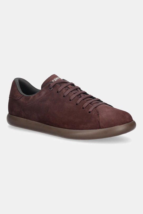 Camper sneakersy nubukowe Pelotas Soller niska bordowy K101003.007