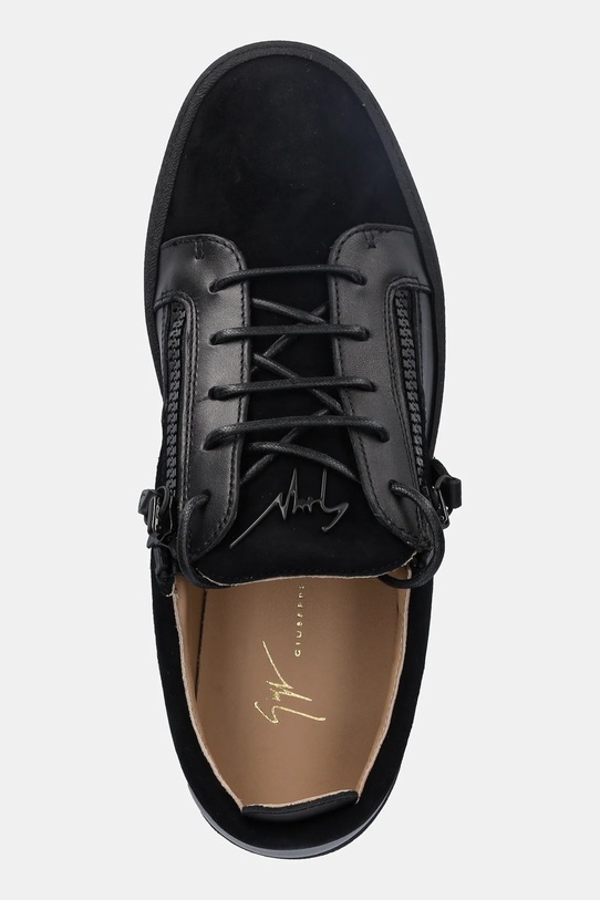 Giuseppe Zanotti sneakersy skórzane Maylondon czarny RU40037.001