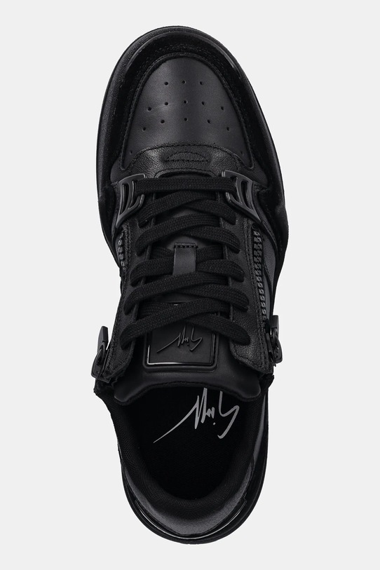 Giuseppe Zanotti sneakersy skórzane GZ/Ghost czarny RU50014.003