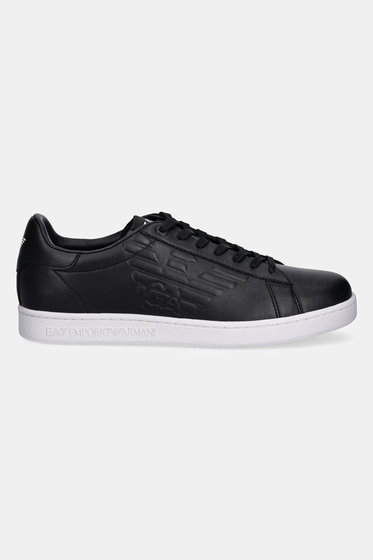 EA7 Emporio Armani sneakersy skórzane AF10848.7X000331.UC001 czarny AW25