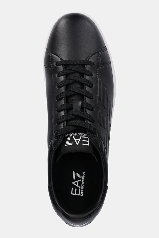 EA7 Emporio Armani sneakersy skórzane czarny AF10848.7X000331.UC001