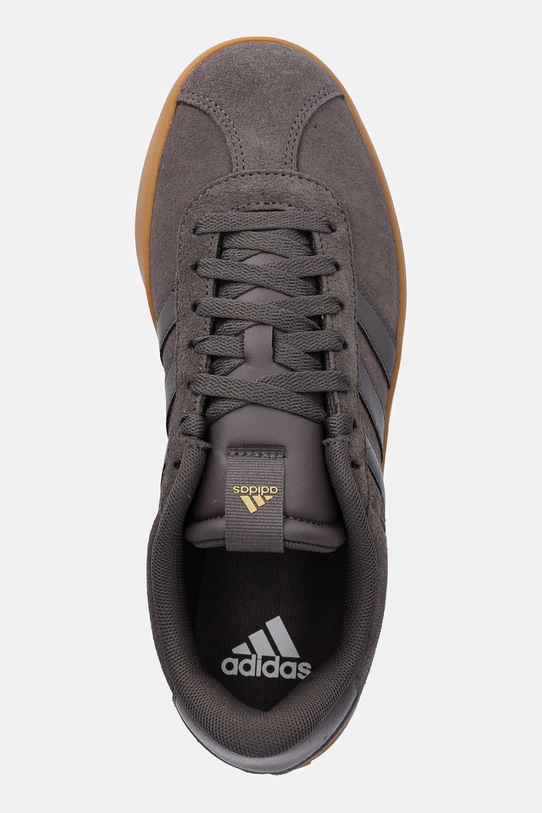 Замшеві кросівки adidas Vl Court 3.0 сірий IH8910