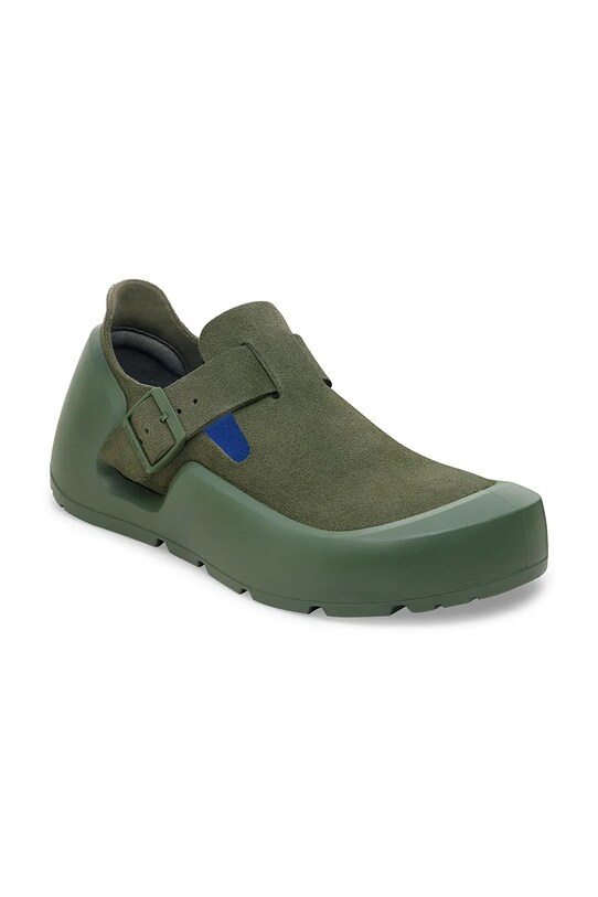 Birkenstock półbuty nubukowe Reykjavik 1030098 zielony AW25