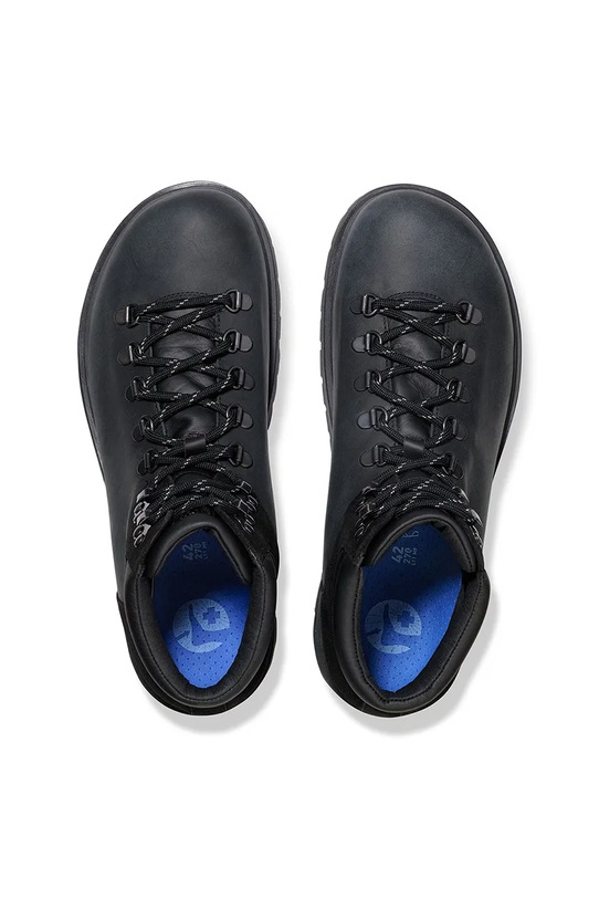 Vysoké kožené boty Birkenstock Jackson 2.0 černá 1030951