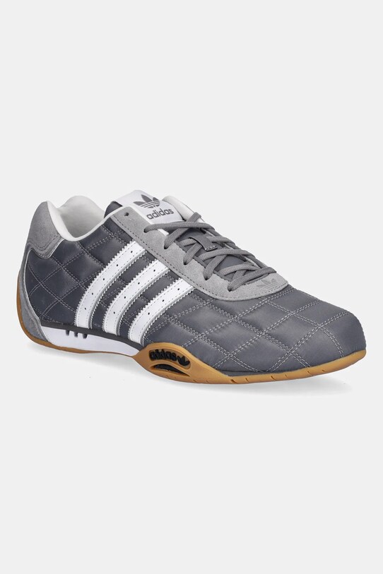 Tenisice adidas Originals Adiracer Lo brušena koža siva JQ5756