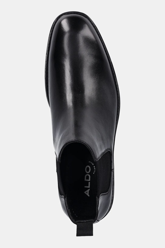 Kožené kotníkové boty Aldo GIO černá 14135018.GIO
