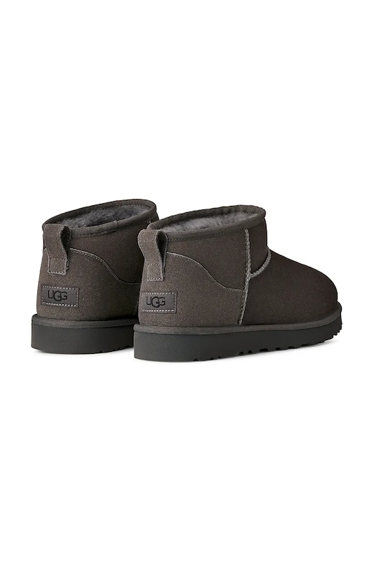 Încălțăminte UGG cizme de zăpadă din piele întoarsă Classic Ultra Mini 1137391.MLF gri